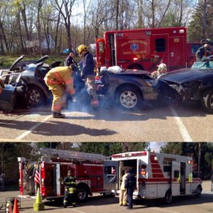 None 4 Under 21 Mock Crash Scene