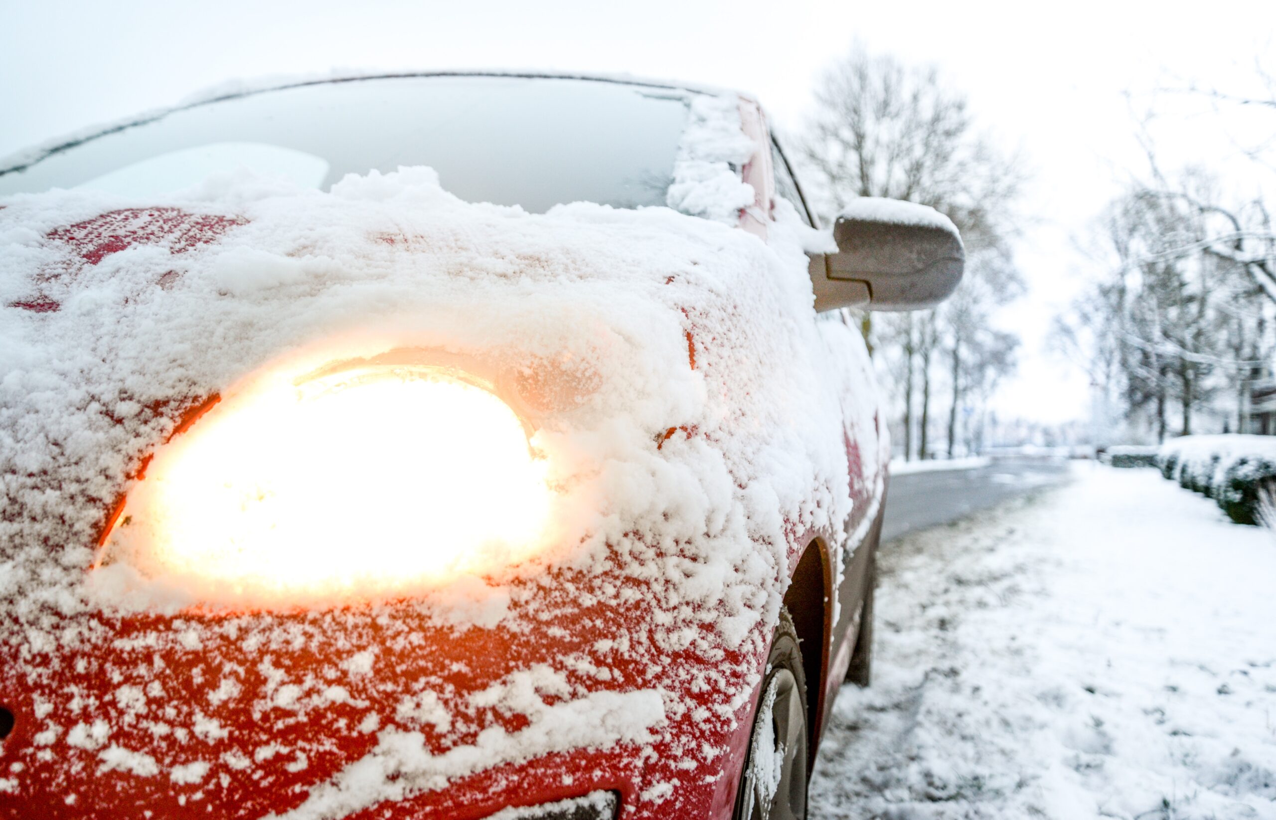 Car in winter