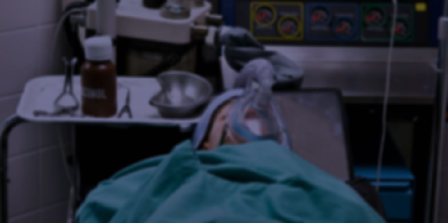 someone under anesthesia
